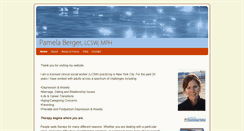 Desktop Screenshot of pamelabergerlcsw.com